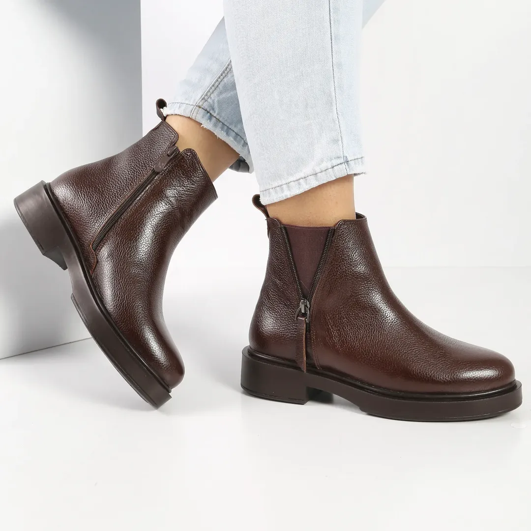 بوت تمام چرم مردانه