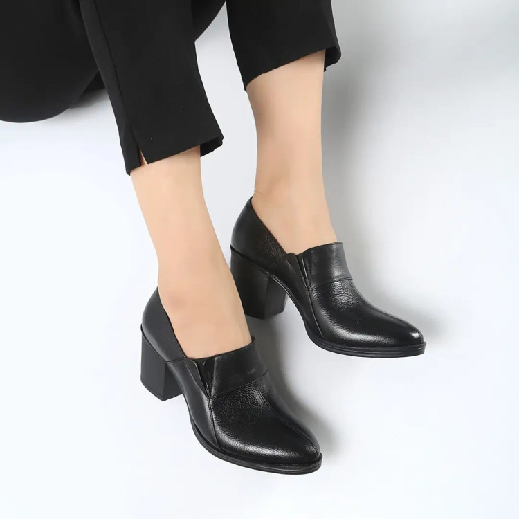 کفش رسمی چرم طبیعی مردانه سایز ۴۱