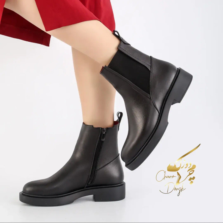 بوت تمام چرم مردانه زیره ترمو ورق بزنید